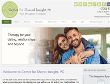 Tablet Screenshot of centerforsharedinsight.com